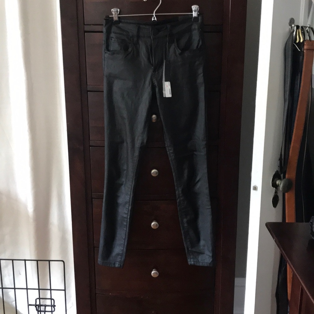 NWT STS blue coated skinny jeans size 25